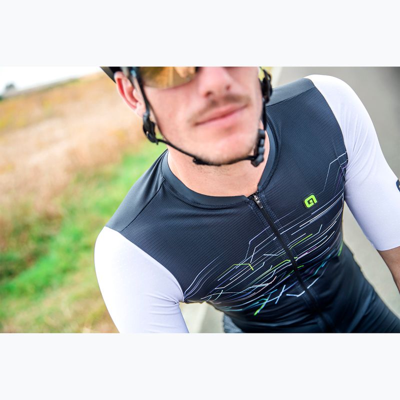 Men's Alé Megabyte cycling jersey black 6