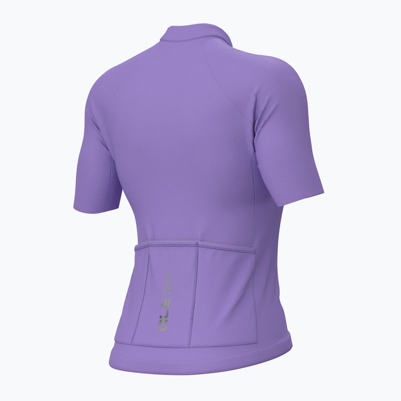 Women's cycling jersey Alé Color Block lilac 7