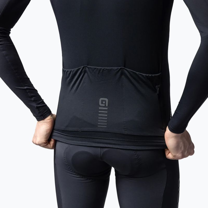 Men's Alé Warm Race cycling sweatshirt black 4