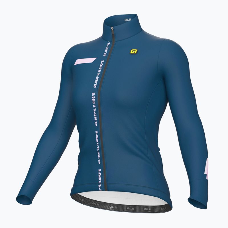 Women's cycling sweatshirt Alé Follow Me blue 7