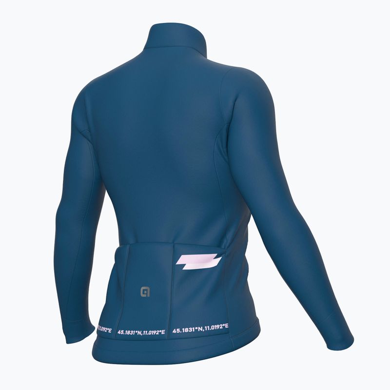 Women's cycling sweatshirt Alé Follow Me blue 8