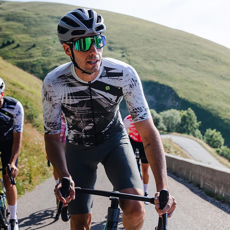 Men's cycling jersey Alé Palm black 6