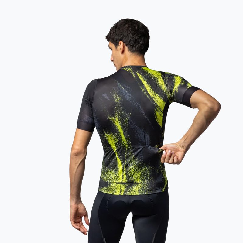 Men's Alé Trace acid green cycle jersey 2