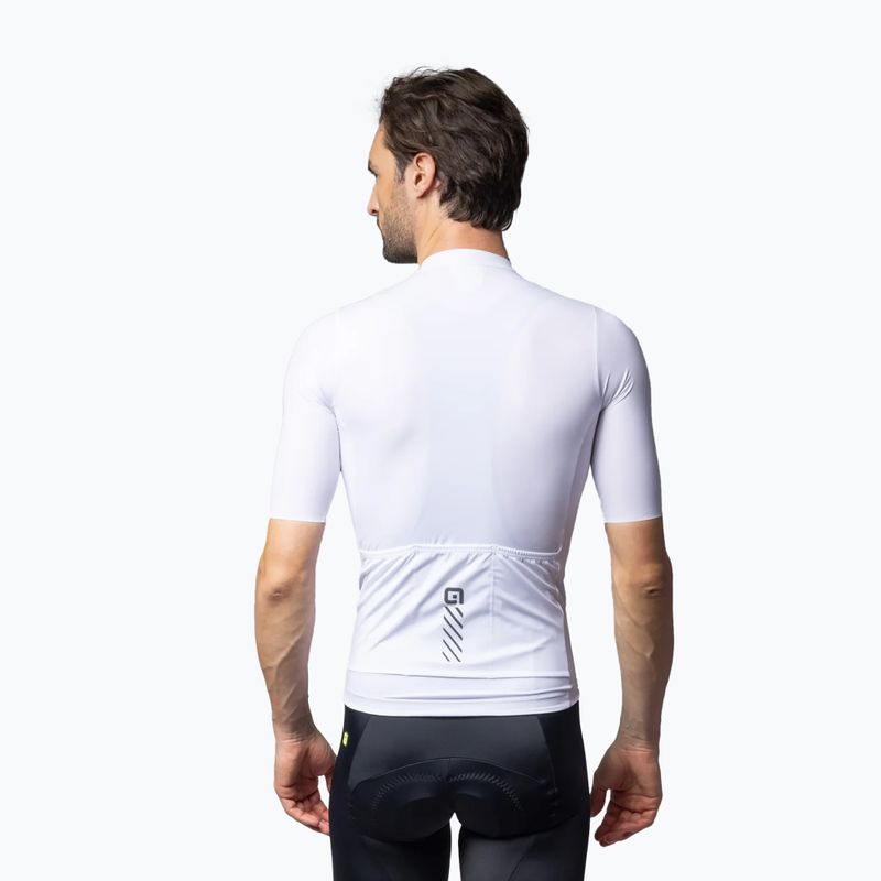 Men's cycling jersey Alé Color Block white 2