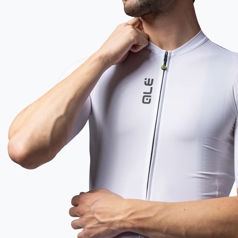 Men's cycling jersey Alé Color Block white 5