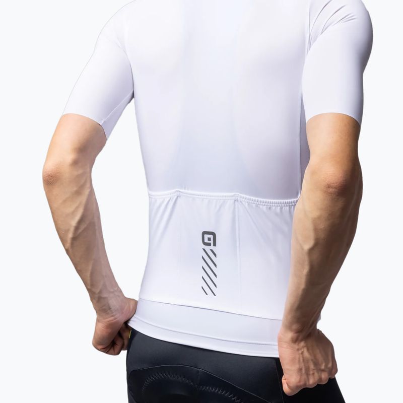 Men's cycling jersey Alé Color Block white 6