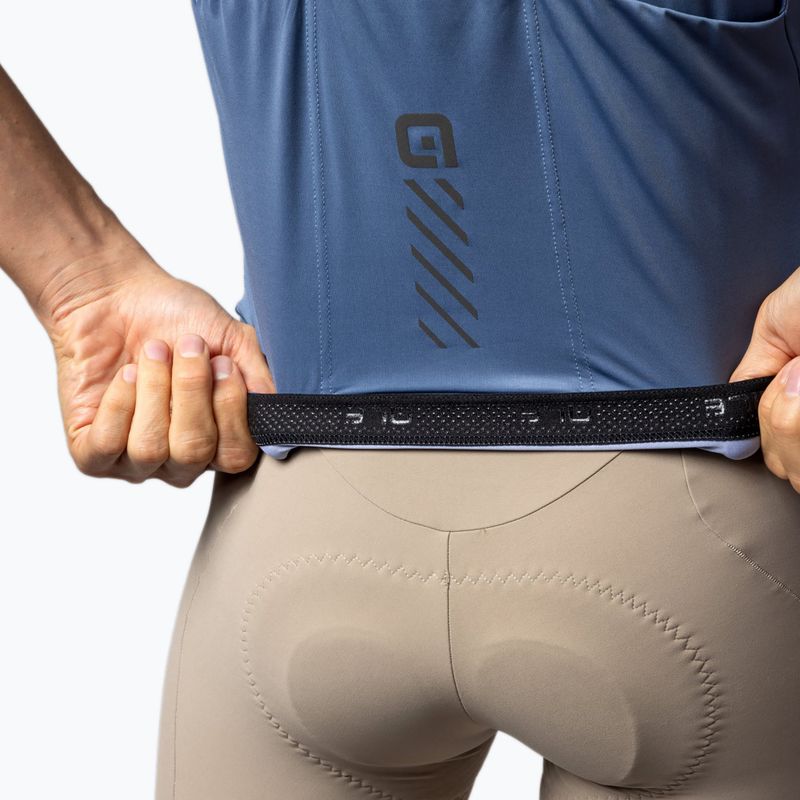 Men's cycling jersey Alé Color Block steel blue 6