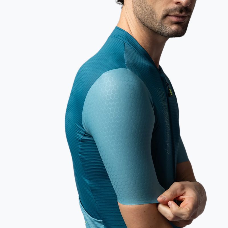 Men's cycling jersey Alé Follow Me teal 5