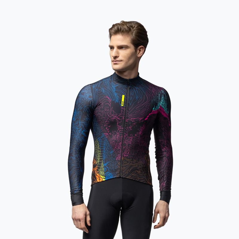 Men's cycling sweatshirt Alé Zanzibar Jersey multicolore/multicolor