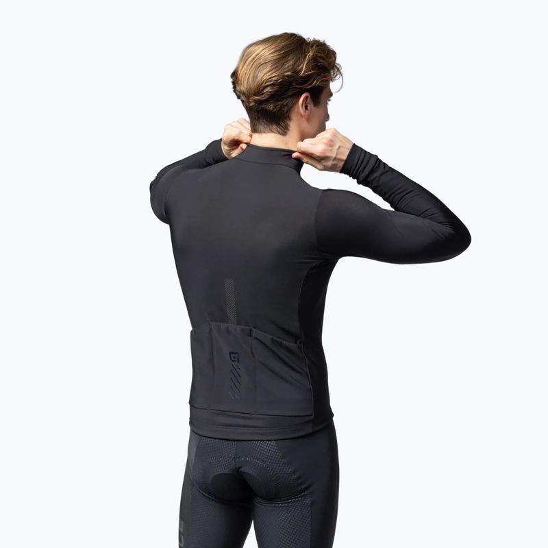Men's cycling sweatshirt Alé Fondo 3.0 LS Jersey nero/black 2