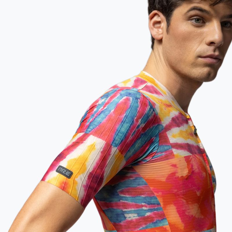 Men's cycling jersey Alé Clorofilla orange combo 4