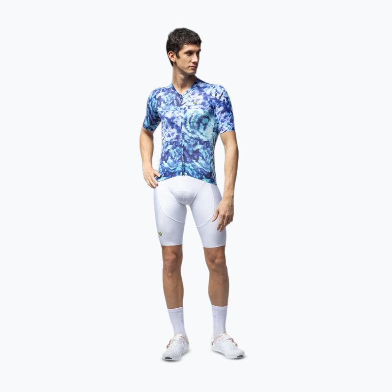 Men's cycling jersey Alé Clorofilla blue combo 2