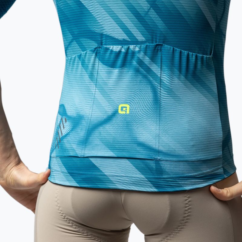 Men's cycling jersey Alé Crash ottanio blue 4
