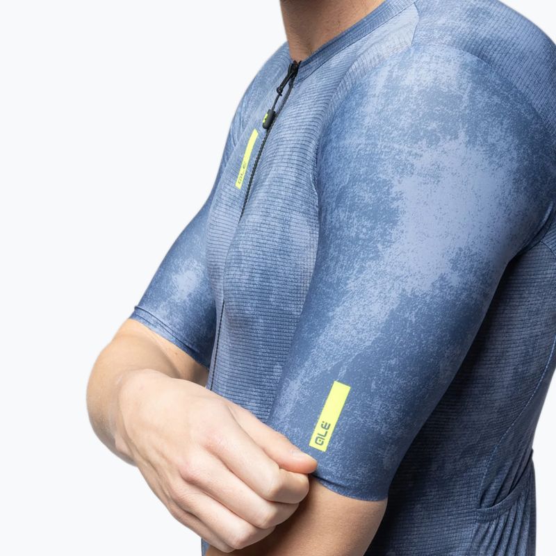 Men's cycling jersey Alé Deep powder blue 4