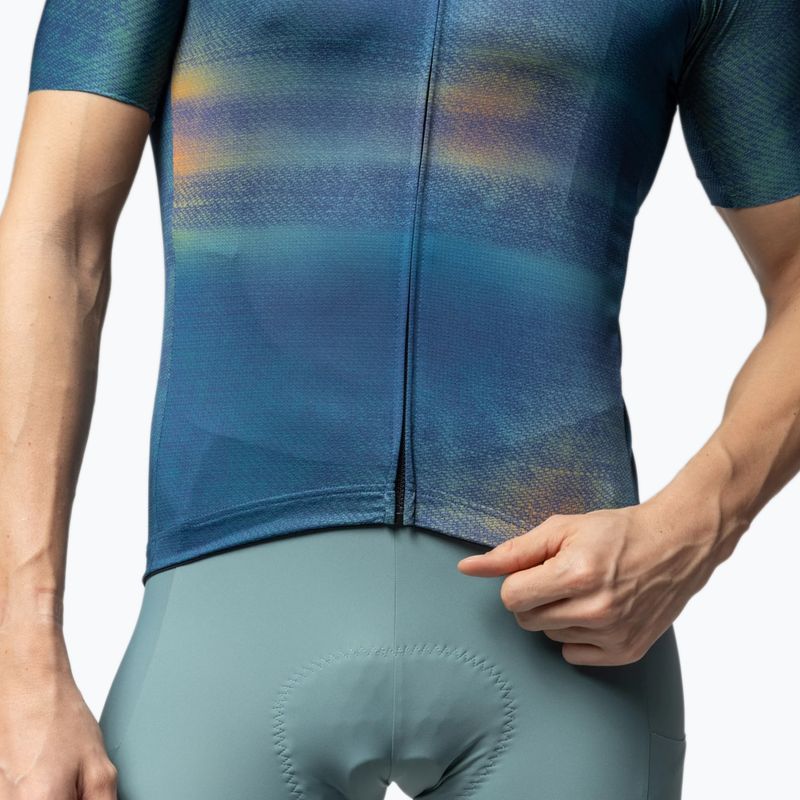 Men's cycling jersey Alé Traccia abyss 5