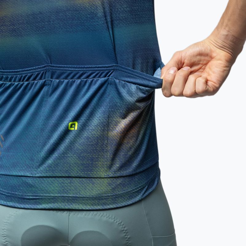 Men's cycling jersey Alé Traccia abyss 6