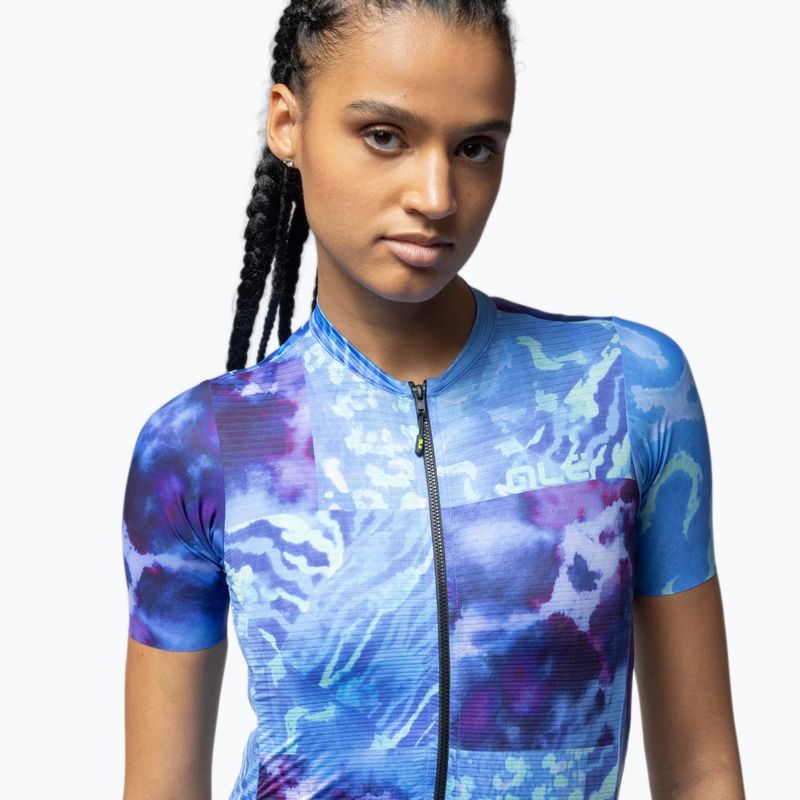 Women's cycling jersey Alé Linfa blue combo 4