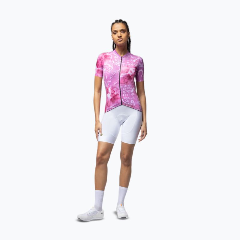 Women's cycling jersey Alé Linfa pink combo 2