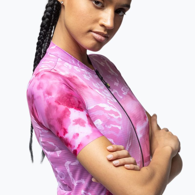 Women's cycling jersey Alé Linfa pink combo 4