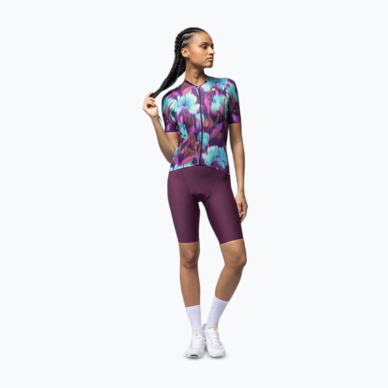 Women's cycling jersey Alé Jardin 2.0 purple combo 2