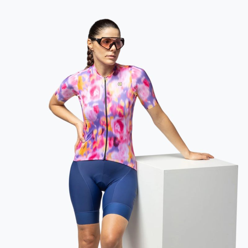 Women's cycling jersey Alé Jardin 2.0 pink combo 2