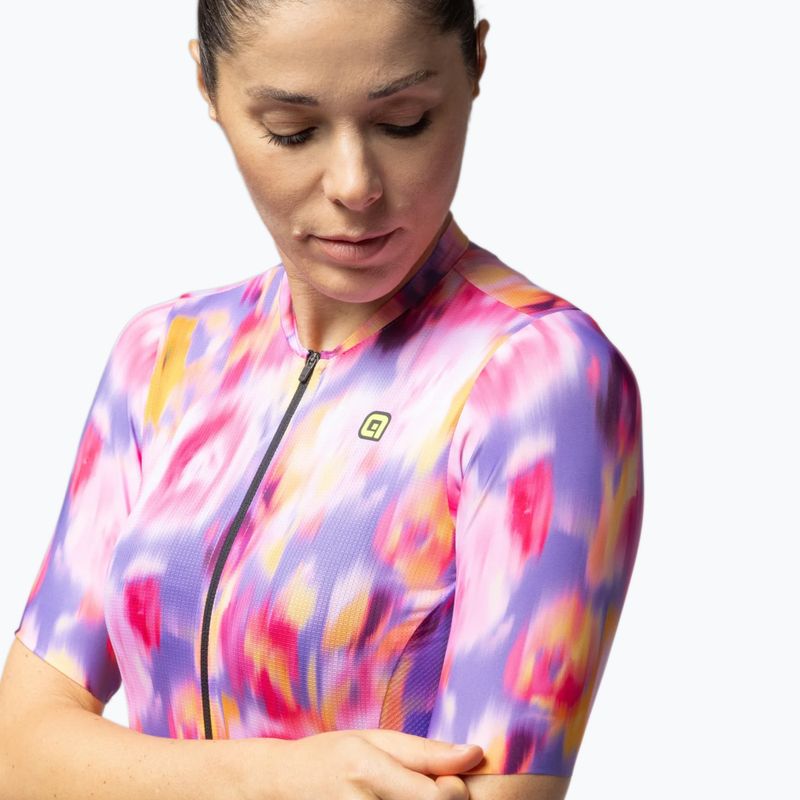 Women's cycling jersey Alé Jardin 2.0 pink combo 4