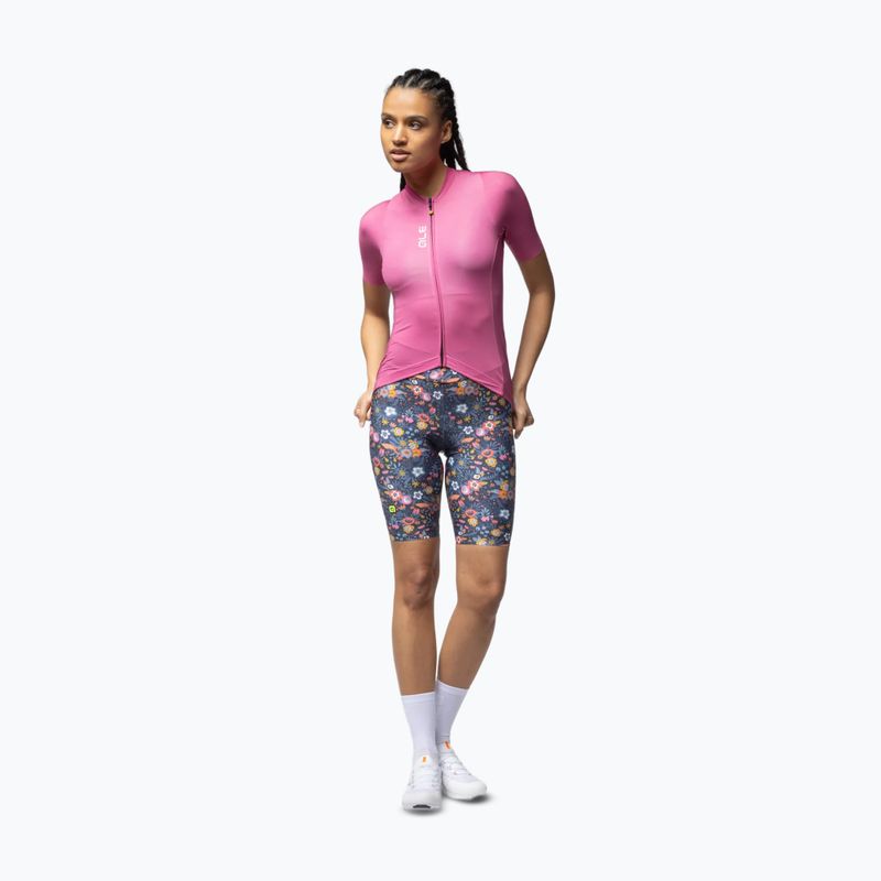 Women's cycling jersey Alé Color Block blush 2