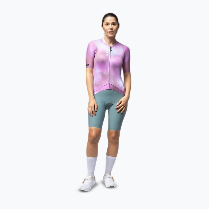 Women's cycling jersey Alé Argon pink combo 2