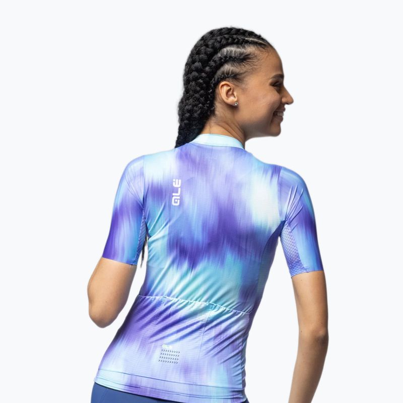 Women's cycling jersey Alé Argon light blue combo 3