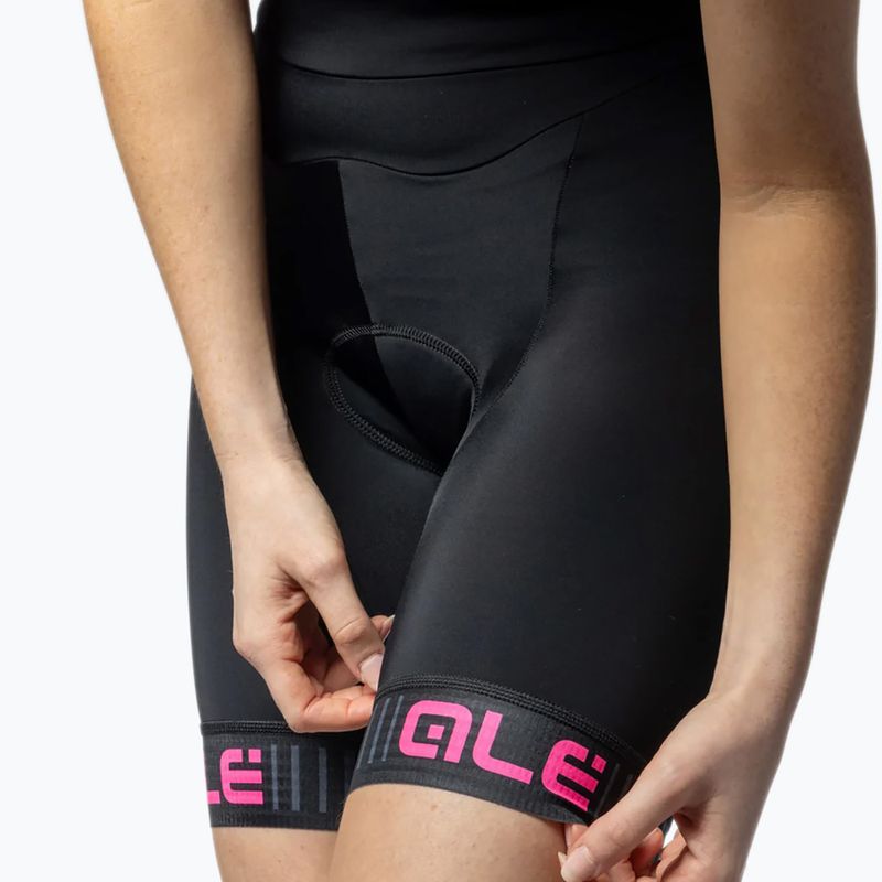 Women's cycling shorts Alé Traguardo 2.0 fluo pink 4