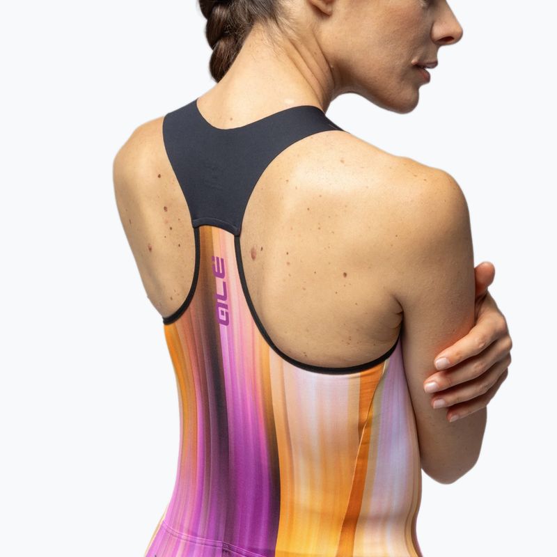 Women's cycling jersey Alé Crazy TT orange combo 5