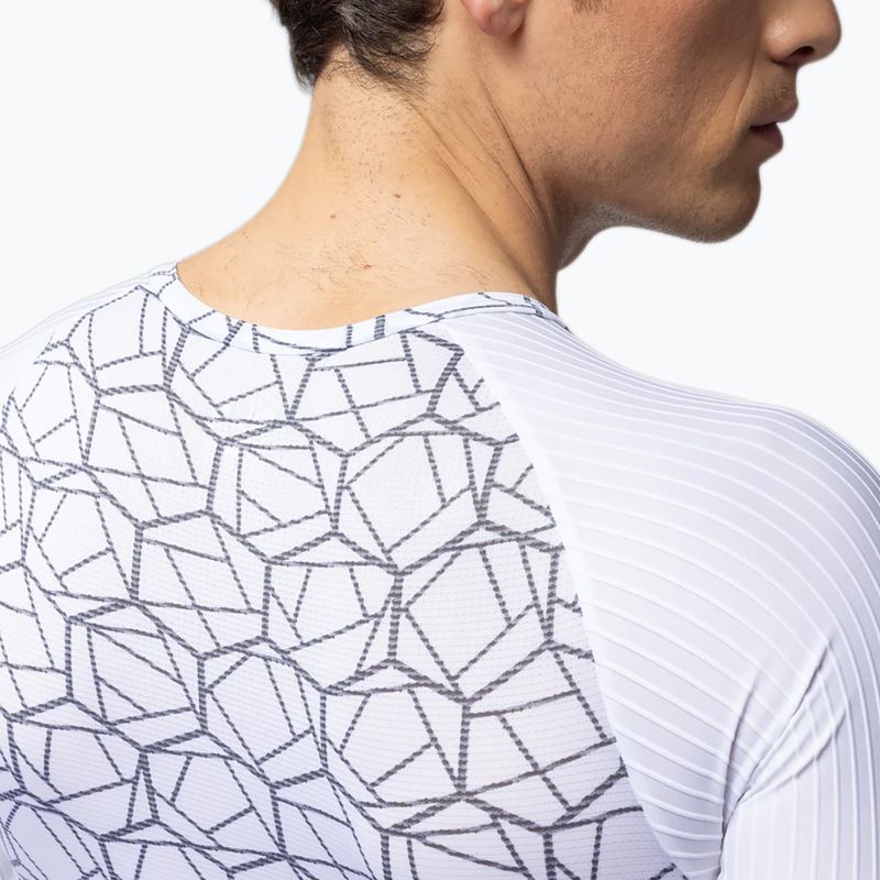 Men's triathlon suit Alé Focus white 4