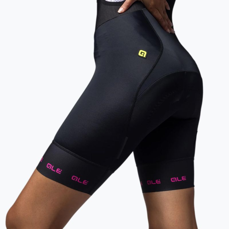 Women's cycling shorts Alé Strada 2.0 Bibshorts fuchsia 4