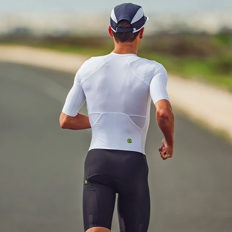 Men's triathlon suit Alé Eagle Tri white 8