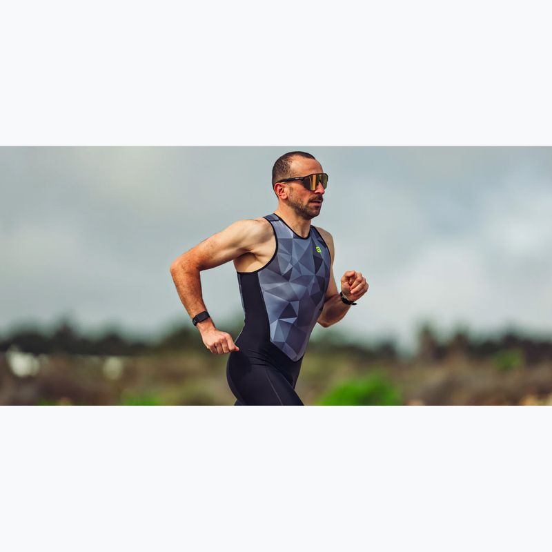 Men's triathlon suit Alé Triple grey 6