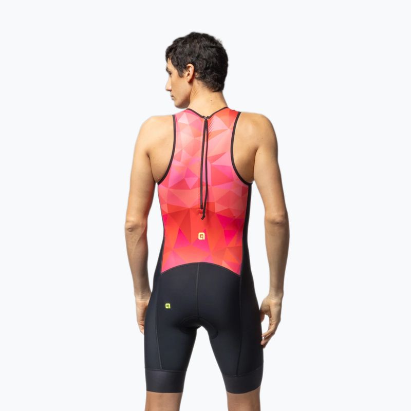 Men's triathlon suit Alé Triple pink combo 2
