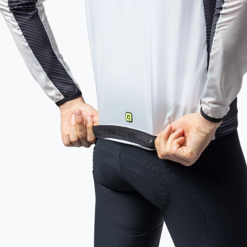 Men's cycling jacket Alé Light Pack 2.0 white 5