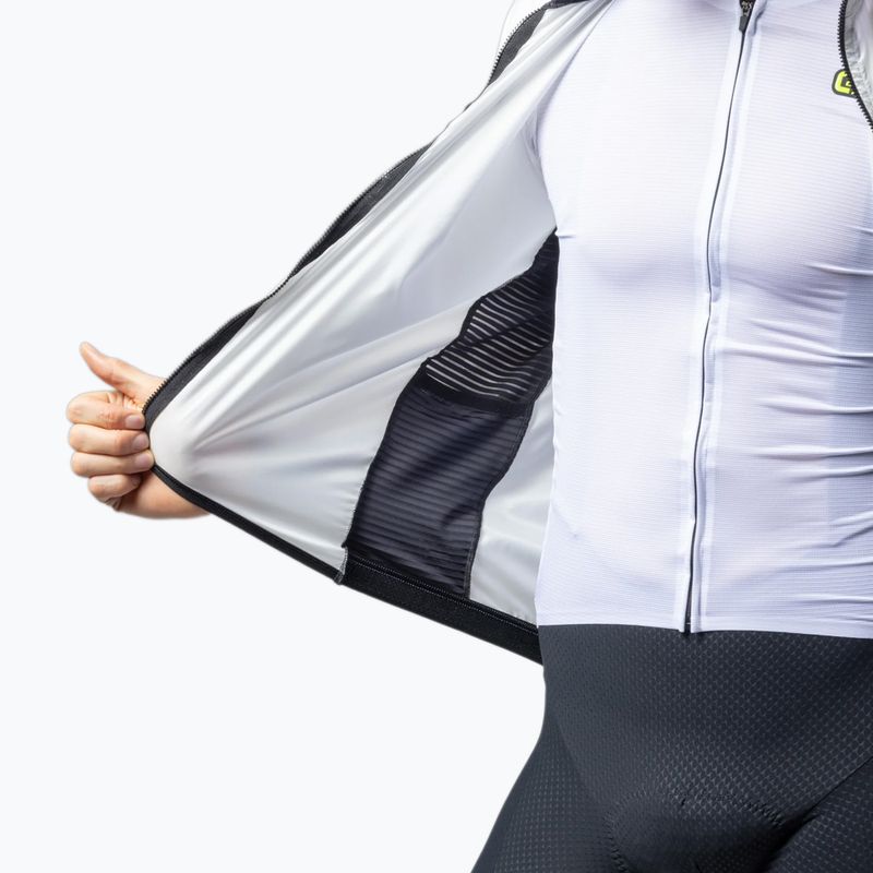 Men's cycling jacket Alé Light Pack 2.0 white 6