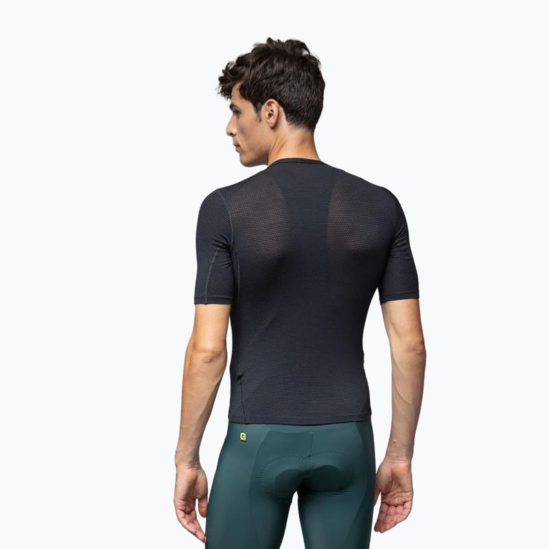 Men's cycling base layer Alé Merino SS nero/black 2