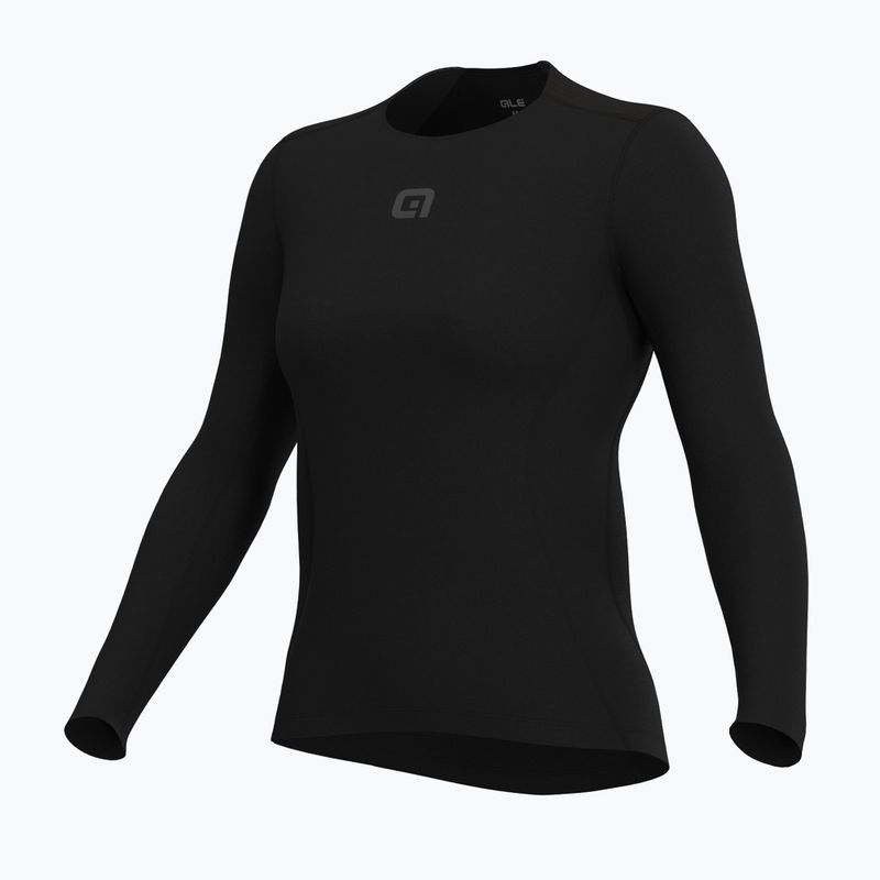 Women's cycling base layer Alé Merino LS nero/black 8