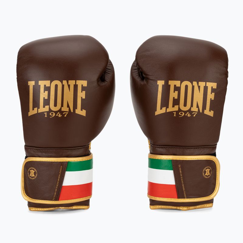 Boxing gloves LEONE 1947 Italy '47 black/white/brown 2