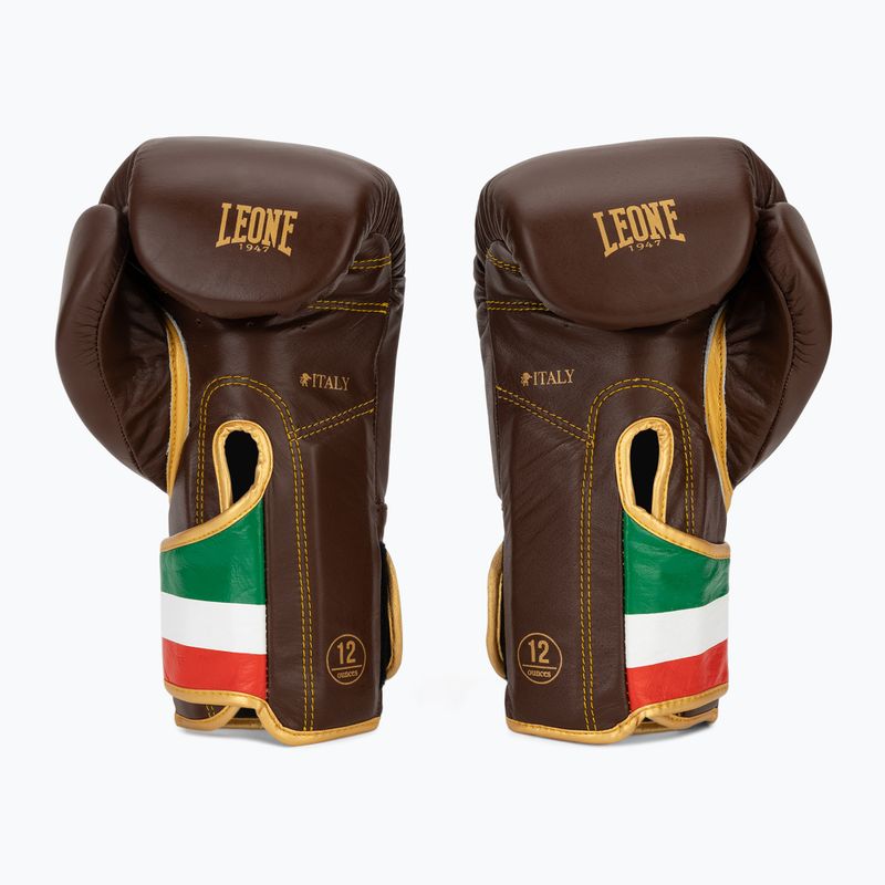 Boxing gloves LEONE 1947 Italy '47 black/white/brown 3