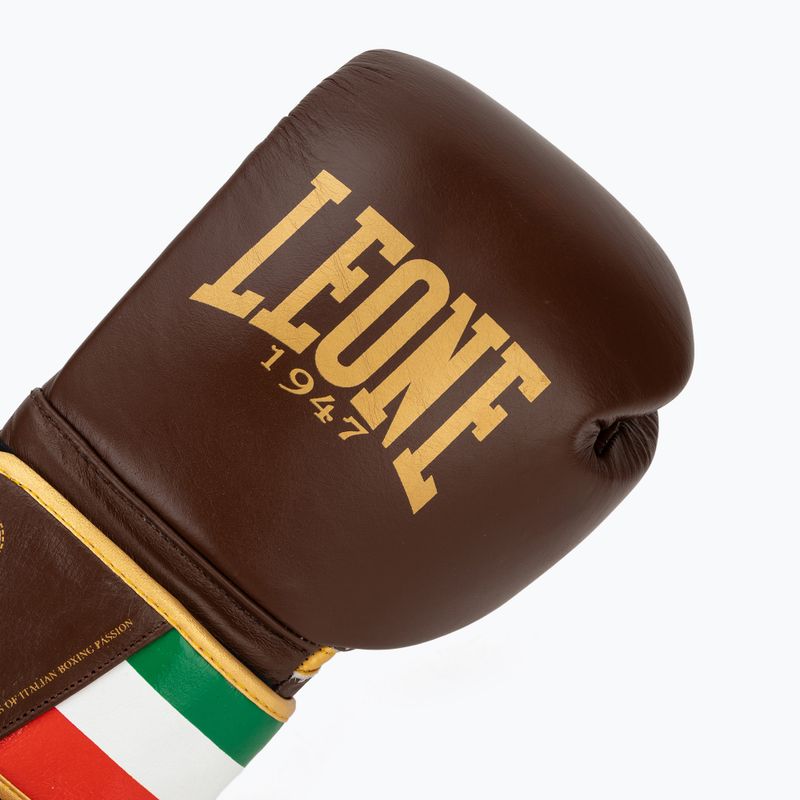 Boxing gloves LEONE 1947 Italy '47 black/white/brown 5