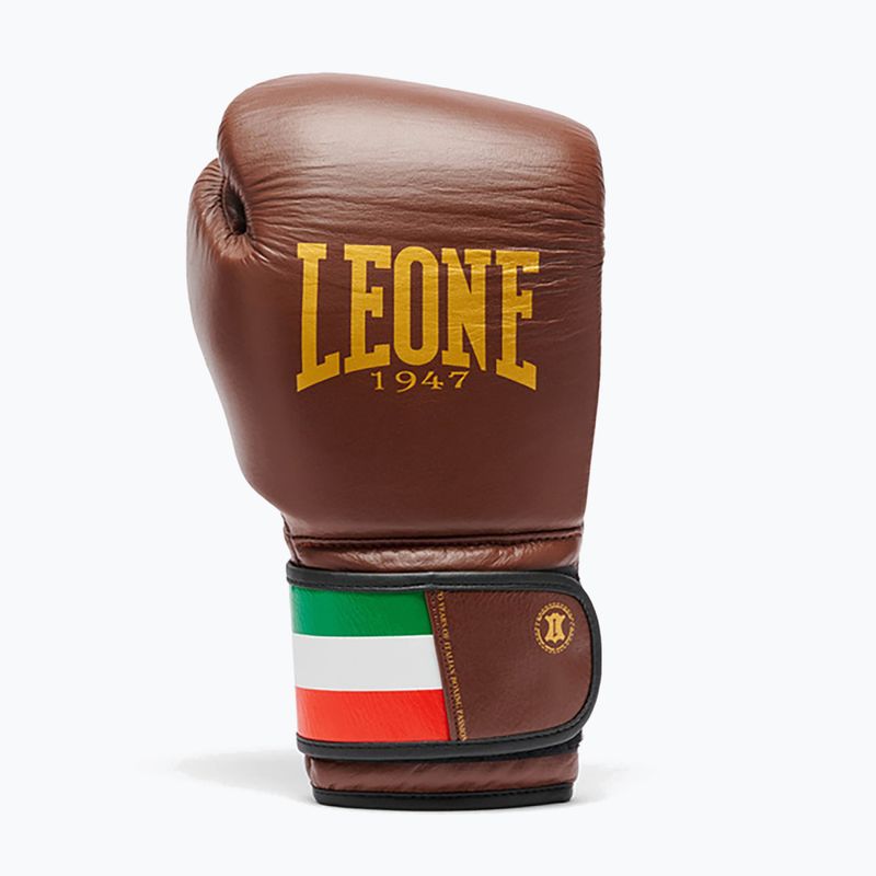 Boxing gloves LEONE 1947 Italy '47 black/white/brown 2