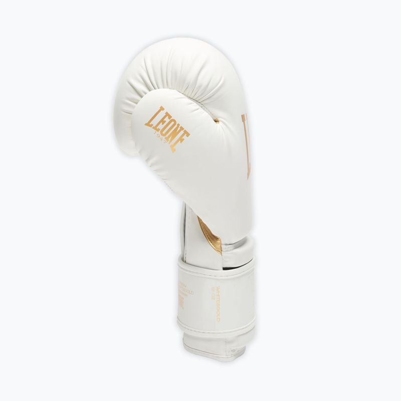 Boxing gloves LEONE 1947 Idol white/gold 5
