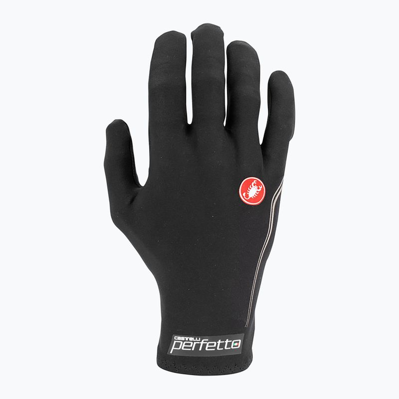 Men's cycling gloves Castelli Perfetto Light black 2