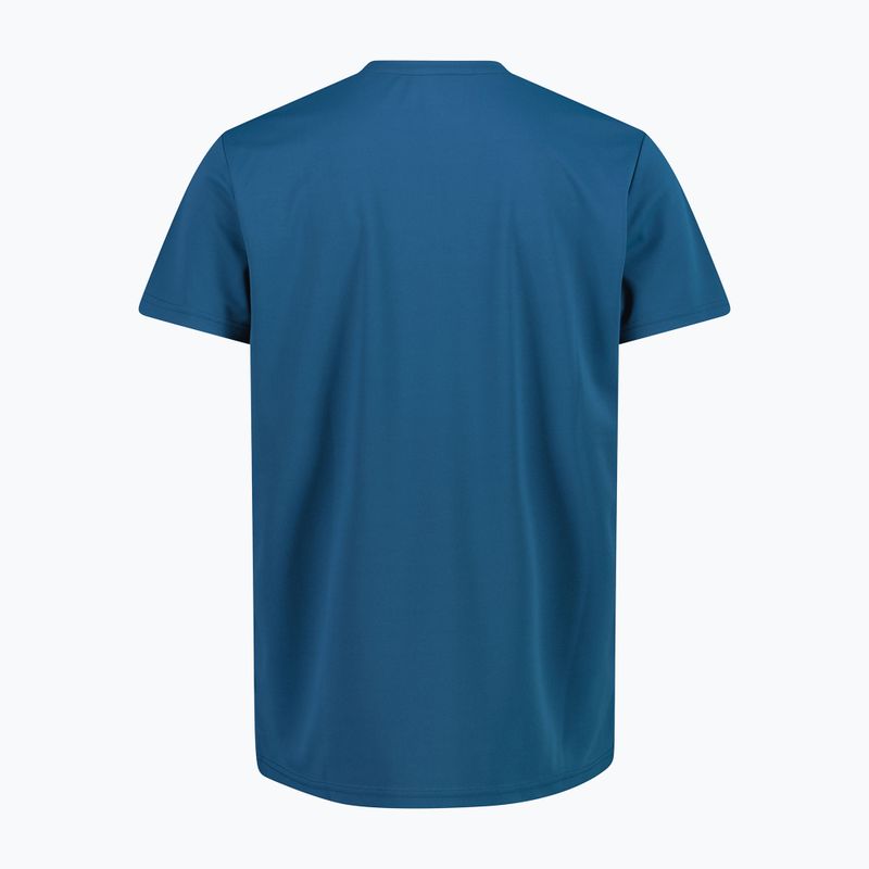 Men's trekking T-shirt CMP 39T7117 petroleum 2