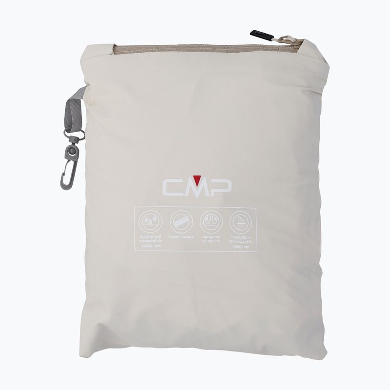 Women's rain jacket CMP 39X6636 Fix Hood vaniglia 4