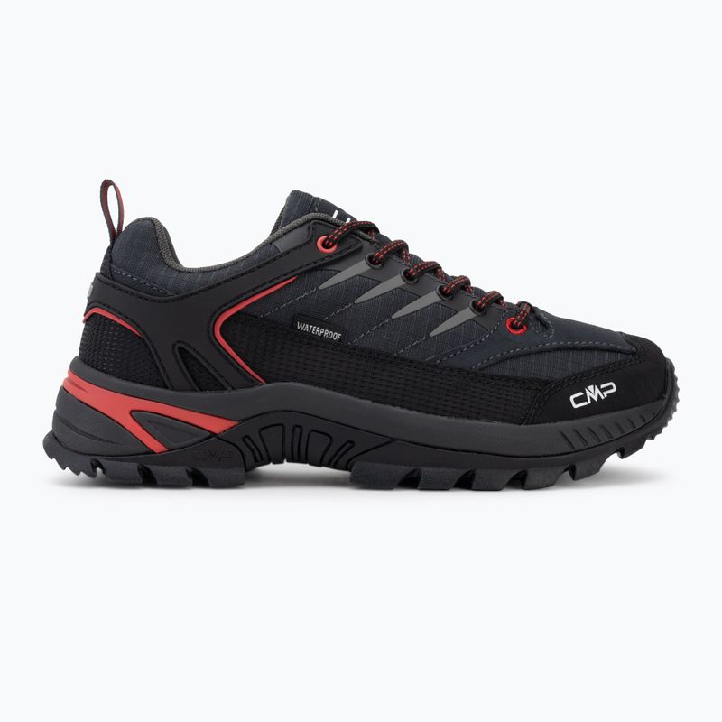Men's trekking shoes CMP Rigel 2.0 Low Waterproof titanio/ferrari 2
