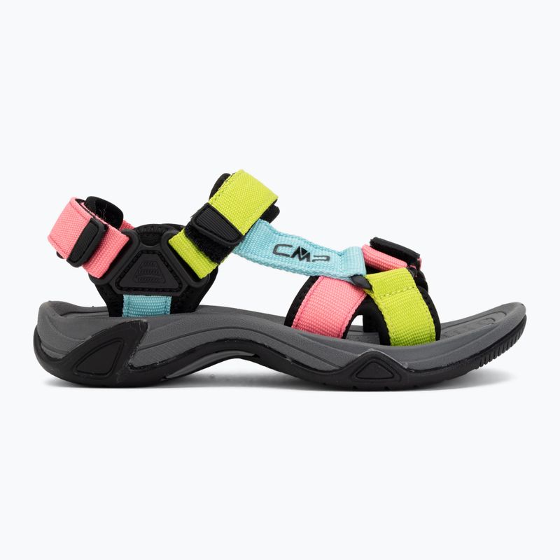 Children's sandals CMP Hamal lagoon/pink fluo/acido 2